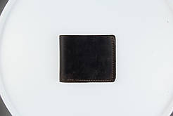 Чоловічий гаманець-біфолд із натуральної шкіри Crazy Horse SH020 (темно-коричневий)