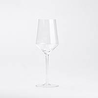 Lugi Бокал для вина высокий на ножке прозрачный из стекла набор 6 шт.