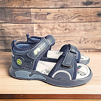 Детские босоножки с закрытой пяткой сандалии, летняя обувь легкие для мальчиков в размере 29-30