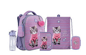 Шкільний набір Kite Education Studio Pets (рюкзак+пенал+сумка+ланчбокс+пляшка) SET_SP24-531M