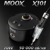 Черный фрезер Moox X101 50тис. об/мин, 70W для маникюра и педикюра