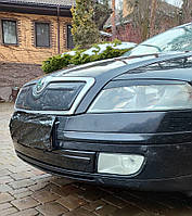 Tuning Зимняя накладка на решетку (нижняя) Матовая для Skoda Octavia II A5 2006-2010 гг
