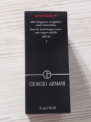 Стійка тональна основа giorgio armani power fabric 3.5 + пробнік
