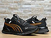 Кросівки чоловічі RS-X Black/Orange шкіра-сітка, фото 2