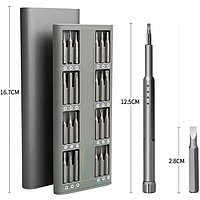 Новинка! Набор прецизионных отверток 48в1 в металлическом футляре