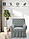 Чохли для меблів на тримісний диван і два чохли на крісло жаккардові щільні захисні з оборкою Kaspi, фото 2