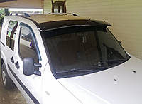 Tuning Козырек на лобовое стекло (черный глянец, 5мм) для Fiat Doblo I 2005-2010 гг