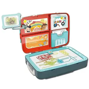 Навчальний набір для малювання у валізці Backpack Packing 3 in 1 Синій