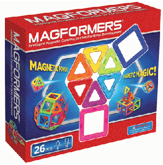 Магнітний констуктор Магформерс Базовий набір елементів 26, фото 2