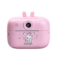 Lugi Цифровой детский фотоаппарат с функцией мгновенной печати Розовый