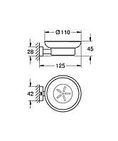 Мыльница Grohe Essentials Cube New (40754001) D_2565