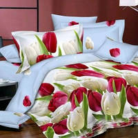 Тор! Семейный комплект постельного белья "Тюльпаны"