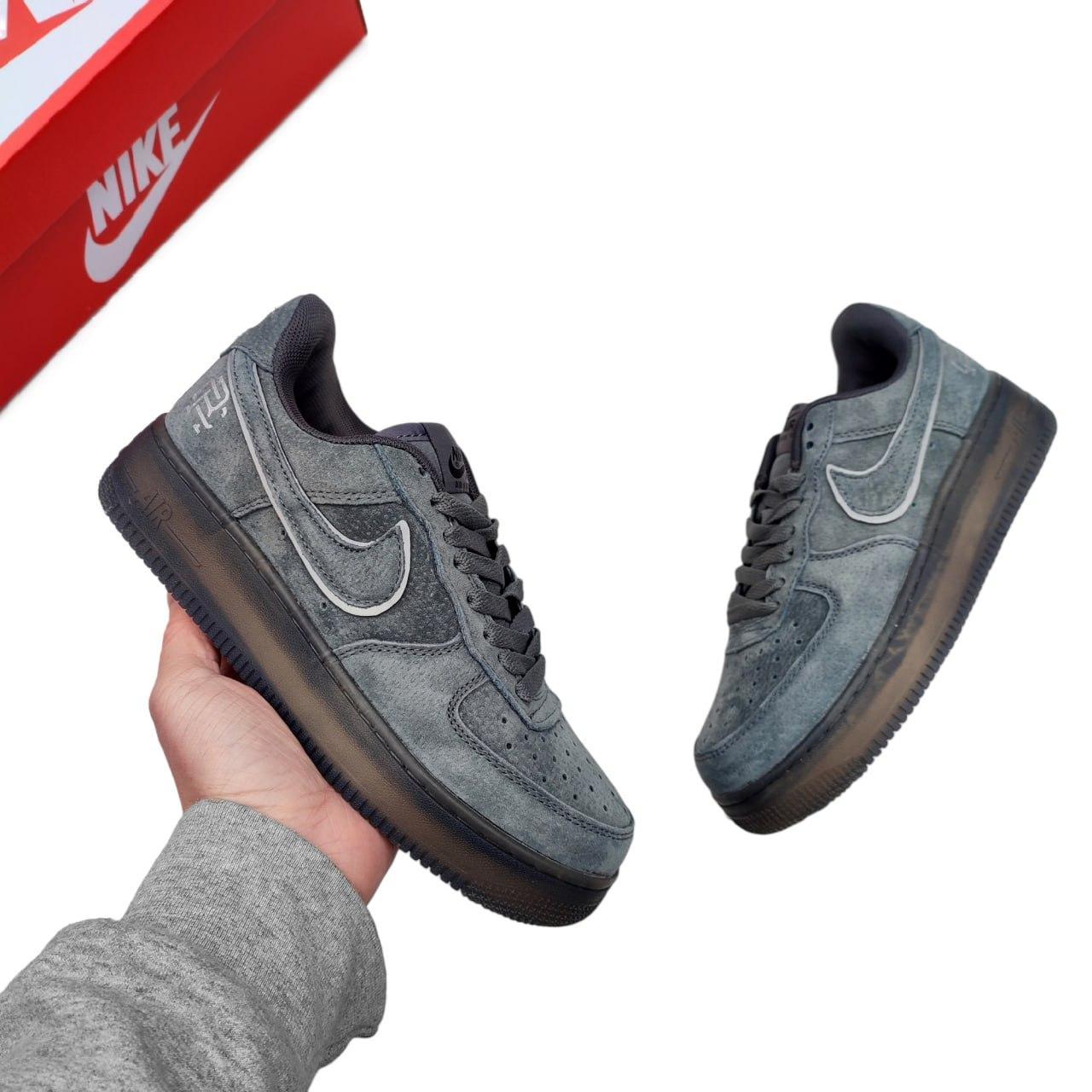 Новинка! Женские кроссовки Nike Air Force 1 '07 grey серые - фото 3 - id-p2182702934