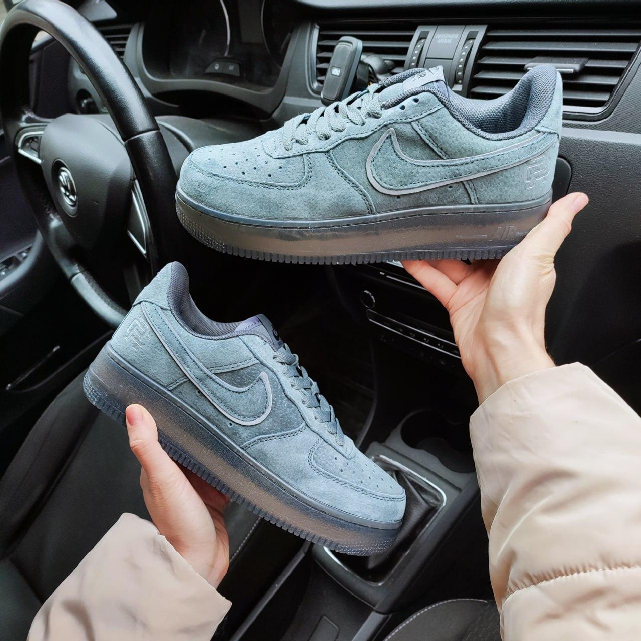 Новинка! Женские кроссовки Nike Air Force 1 '07 grey серые - фото 5 - id-p2182702934