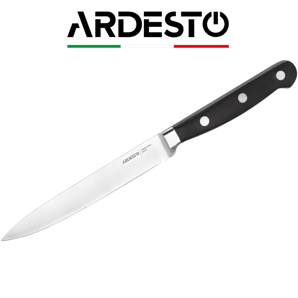 Кухонний ніж Ardesto Black Mars 25.2 см, універсальний, нержавіюча сталь, для кухні