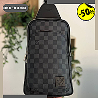 Мужская сумка слинг louis vuitton Сумка слинг louis vuitton Слинг louis vuitton Sling bag louis серый