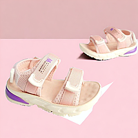 Детские босоножки спортивные открытые сандалии, летняя обувь легкие для девочек в размере 26-31