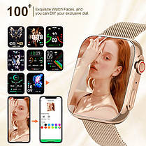 UWatch Розумний смарт годинник Smart Sensation Pink, 2 ремешка, фото 3