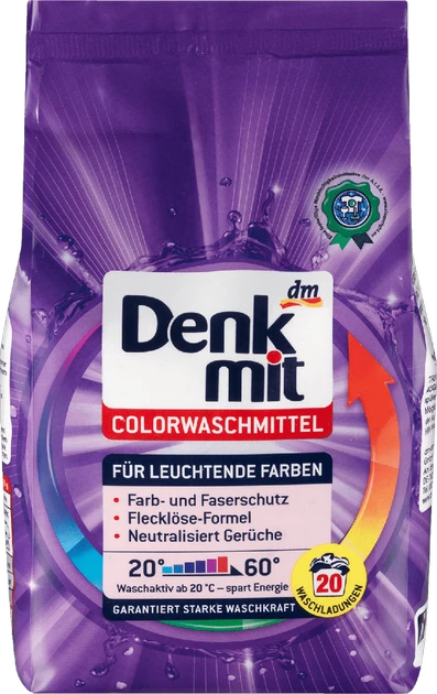 Пральний порошок DenkMit Color, 20 прань (1,35кг.)