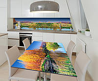 Наклейка 3Д виниловая на стол Zatarga «Мельницы» 600х1200 мм для домов, квартир, столов, кофе HH, код: 6441003
