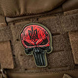 Нашивка Punisher Червоний Large, фото 8
