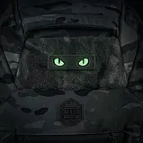 Нашивка Cat Eyes (Type 2) Laser Cut Coyote/GID, фото 3