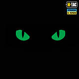 Нашивка Cat Eyes (Type 2) Laser Cut Ranger Green/GID, фото 3