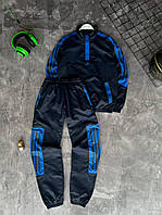 Мужской стильный спортивный костюм Adidas синий
