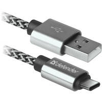 Кабель Defender USB08-03T Pro USB2.0, AM-MicroBM White, 1m (87815)