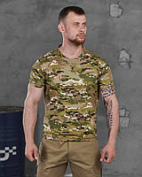 Тактическая футболка Dorado мультикам, военная футболка мультикам, потоотводящая футболка мультикам для ЗСУ
