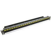 Патч-панель Molex 19/24xRJ45/DG/568A/B, UTP/PC 5e/1U Graphite