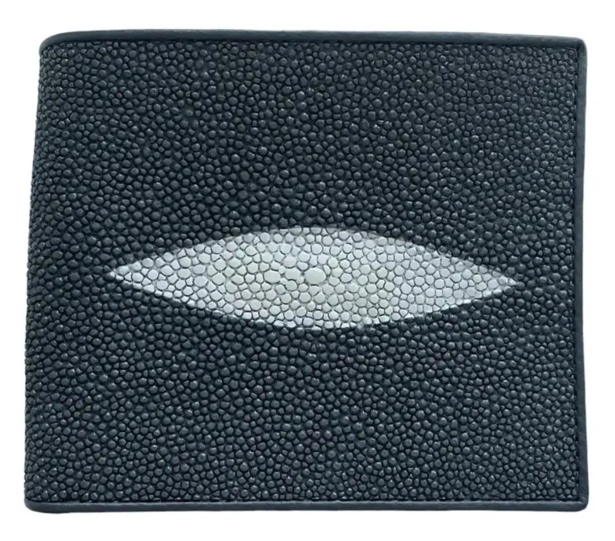 Гаманець портмоне зі шкіри скакат чоловічий сірий Ekzotic leather (stw121_4)