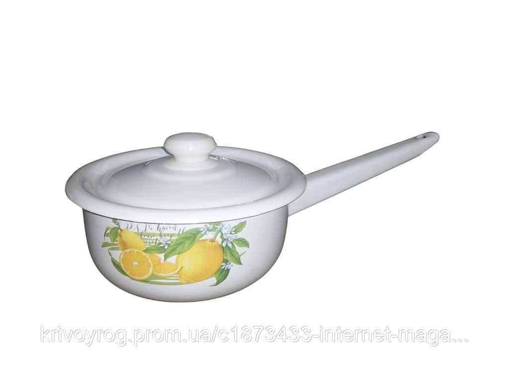 Ківш ем. 1,5л /2 з кришкою Лимон (I2108/2 ТМ IDILIA, фото 1