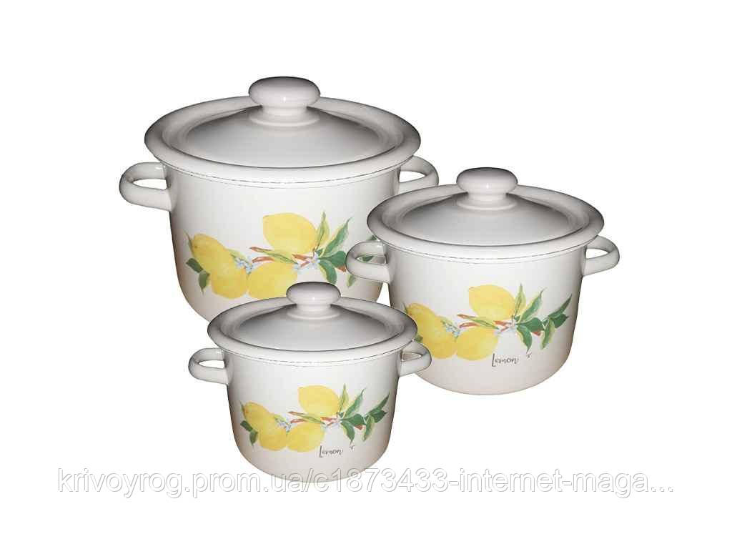 Набір посуду 3 предм. I822 Лимонне дерево (молочна) ТМ IDILIA, фото 1