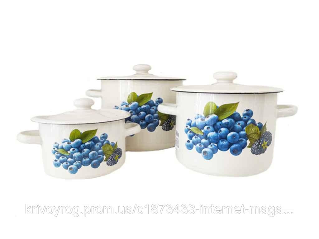 Набір посуду 3 предм. I242 Лохина (біла) ТМ IDILIA, фото 1