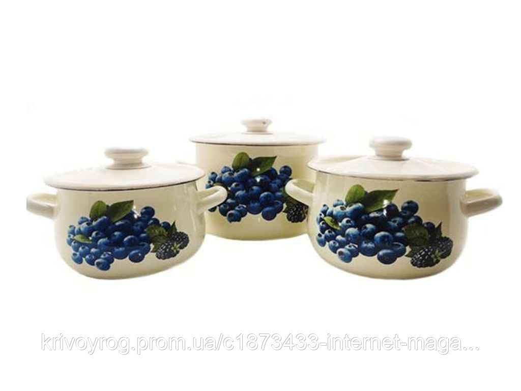 Набір посуду 3 предм. I792 Лохина (молочна) ТМ IDILIA, фото 1