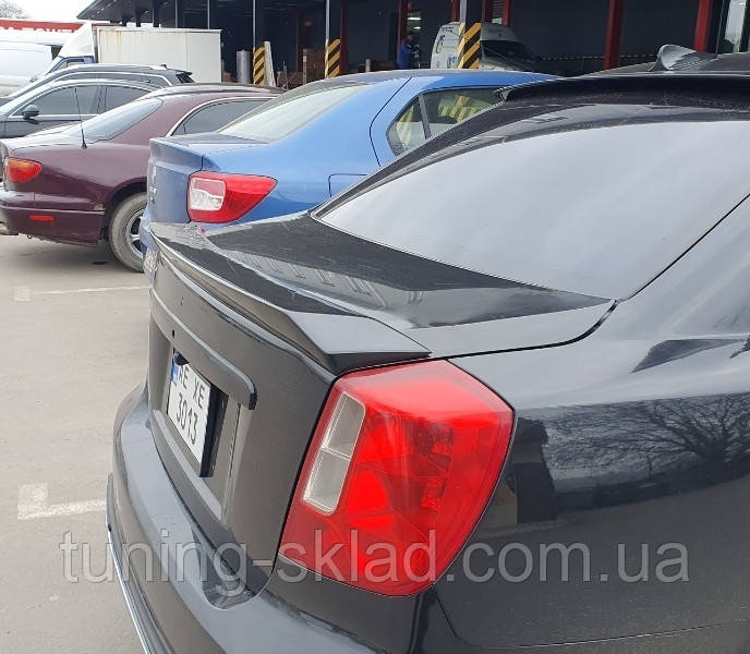 Задній спойлер Шевроле Лачетті (спойлер на багажник Chevrolet Lacetti), фото 1