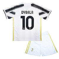 Детская футбольная форма DYBALA 10 Ювентус 2020-2021 Adidas Home 155-165 см (set3035_102913)