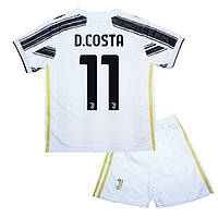 Детская футбольная форма D. COSTA 11 Ювентус 2020-2021 Adidas Home 155-165 см (set3035_102914)