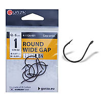 Крючки Gurza Round Wide Gap №1 (EU) 6 шт для ловли толстолоба, белого амура