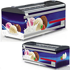 Морозильна бонета 930 л TITAN 2.1, морозильна камера, торгова морозильна скриня, морозилка з розпашними дверима