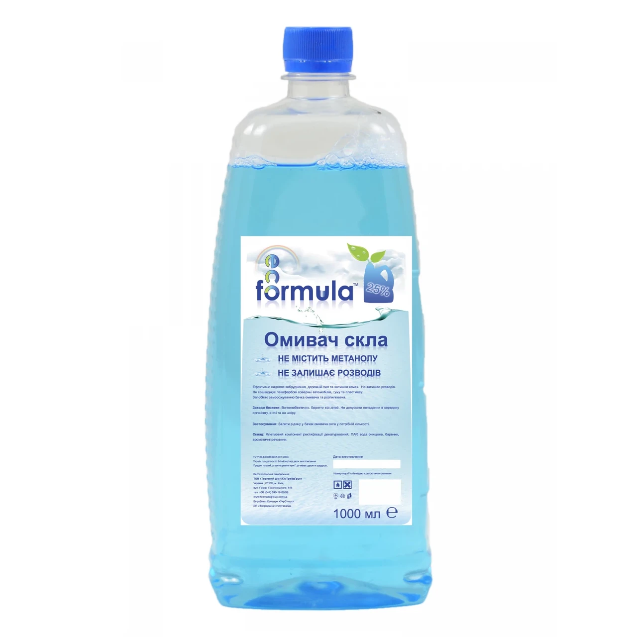 Омивач скла зимовий EcoFormula -10 °С "Морський бриз" 1 л (012001), фото 1