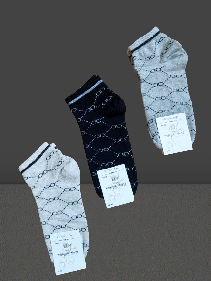 Шкарпетки жіночі укорочені бавовна стрейч Україна р.23-25.От 12 пар по 13грн, фото 1