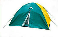 Палатка, четырех, 4, местная, намет, двухслойная, с москитной сеткой, туристическая, 200х200х150см
