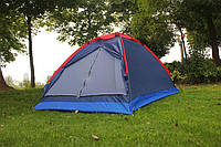 Палатка, туристическая, четырех, 4, местная, 210х210х140см, намет, качественная, прочная, лёгкая, оригинальная