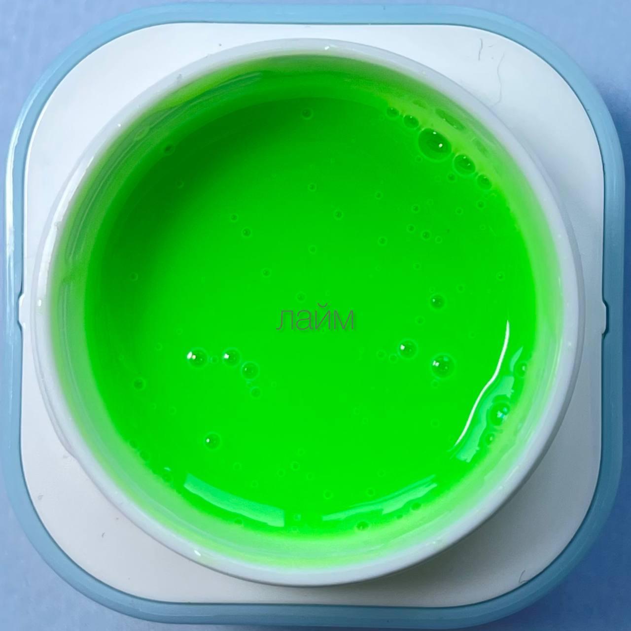 Кольоровий  білдер гель  GeliX лайм, фото 1