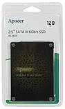 Накопитель твердотельный SSD Apacer AS340X 120GB  3D NAND (скорости 550/520 MB/sec), фото 3