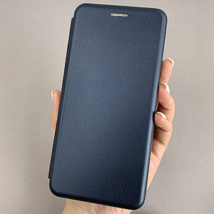 Чохол-книга для Tecno POP 8 чохол книжка з підставкою на телефон техно поп 8 темно-синя stn