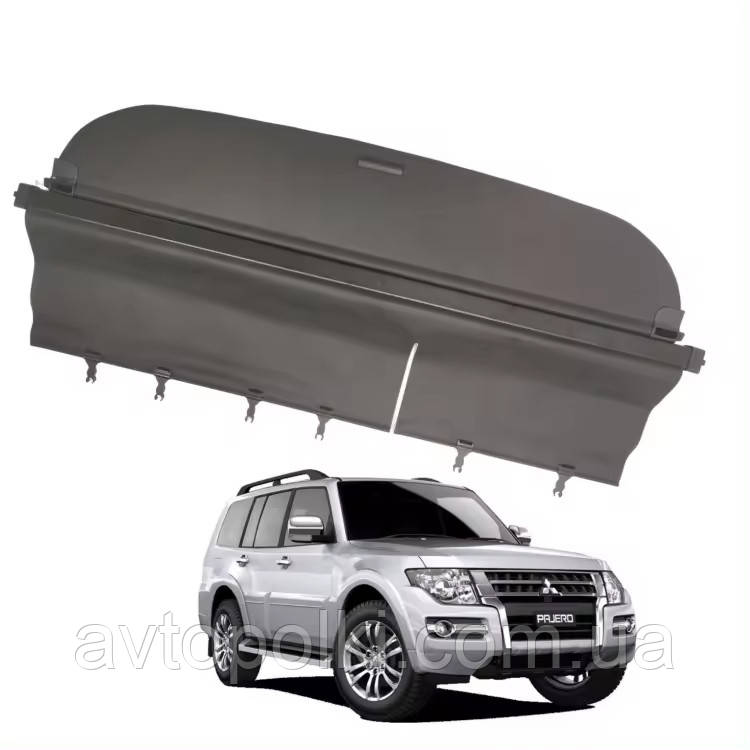 Шторка багажника Mitsubishi Pajero Wagon 2006-2019 полка полиця ролет, фото 1