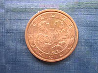 Монета 1 евроцент Германия 2016 G